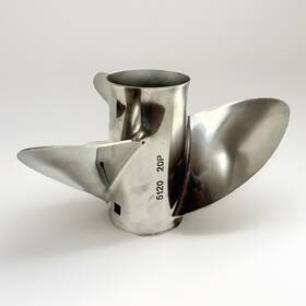 Qs5120-p20 Mercury Qs5120-20p Lightspeed 13 1/4 X 20 Stainless Steel Prop- Rare Quicksilver