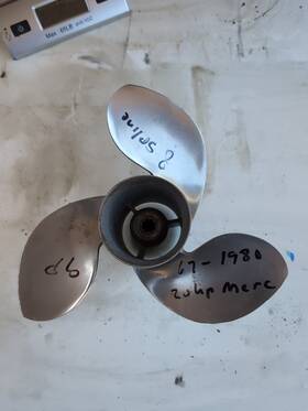Ss9p Mercury 20 Horsepower Stainless Steel Propeller