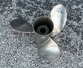 Qs5122x Mercury Ts1122 Quicksilver Propeller 13 1/2 3-blade 22 Pitch Outboard