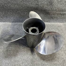 48-16322a45 Mercury Vengeance 48-16322 Used Stainless Steel Propeller 13 3/8 Inch X 25p