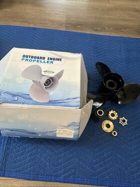 Icadr-130f17ol Meredith/fit For Mercury 13 Inch X17 Aluminum Outboard Propeller 40-140hp 15 Spline Tooth Rh