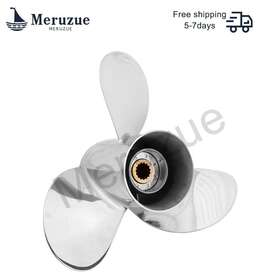 763952 Meruzue 13x19 Ss Boat Propeller Fit Evinrude Engine 40-140hp 13 Spline Rh
