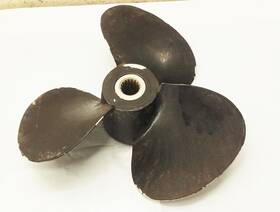 082023 Michigan Vtg Aluminum 3 Blade Boat Prop Propeller 14 Inch R 17 Spline