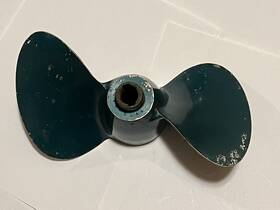 3645-3141 Michigan Vintage Aluminum Boat Prop Propeller 3/4 Inch Shaft