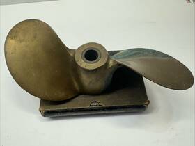 Aj-161 Michigan Vintage Brass 2 Blade Prop Aj 161 Boat Motor Propeller
