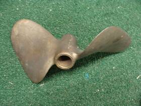 Aj300 Michigan Brass Boat Propeller 2 Blade Cupped - See All Pics For Details