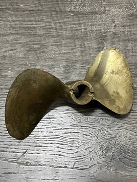 Aj334 Michigan Vintage Brass Propeller