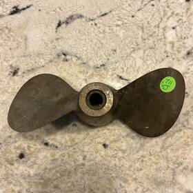 Ajc-411 Michigan Vintage Brass 2 Blade Marine Boat Propeller Prop 8.5 Inch
