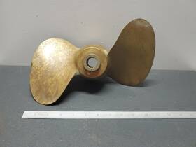 Ajc-507 Michigan Vintage Brass 2 Blade Marine Boat Propeller Prop