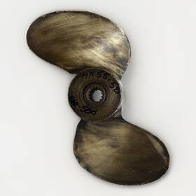 Ajc-562 Michigan Vintage 2 Blade Brass / Bronze Boat Propeller Ajc 577 10 Inch