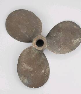 Am282-586w Michigan Mercury Outboard Am282 Propeller 3 Blade Brass 9.5 Inch Dia 586w Mk40