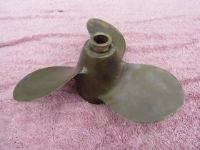 Am340 Michigan Evinrude Antique Outboard Motor Bronze Propeller 7.5hp Fleetwin 1950-53