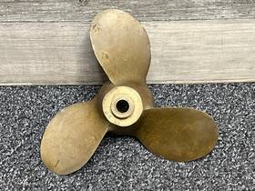 Am93 Michigan Propeller 3 Blade 8 Inch Brass/bronze Prop - Vintage
