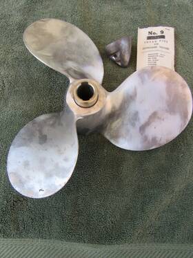 Amc383 Michigan Johnson Evinrude Antique Outboard Motor Propeller 25hp 30hp 35hp