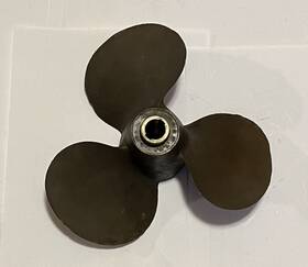 Amc651 Michigan Vintage 3-blade Amc 651 Bronze Brass Boat Prop Propeller 10 X 11 Pitch