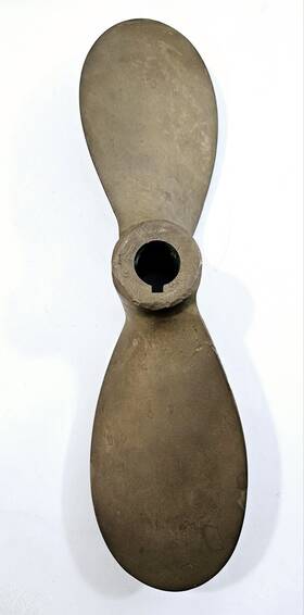 Hh-89353 Michigan Vintage Brass 14 X 9 1 Boat Propeller 2 Blade Rh 89353