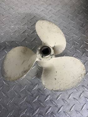 012042 Michigan Propeller Omc Aluminum Prop Propellers Pj74 10 Inch X 9.25 3-blade Pin Drive