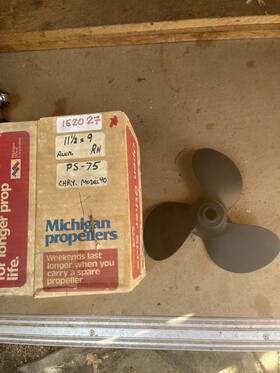Ps-75 Michigan Propeller Homelite Mcculloch Outboard