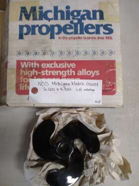 012001 Michigan Propellers Nos Prop Propeller 6.125 6 1/8 Inch X 4.500 4 1/2 Lh