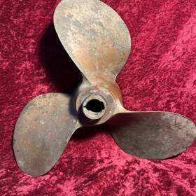 Smc628 Michigan Vintage Smc 56 A Brass 3 Blade Propeller Pre Owned Condition