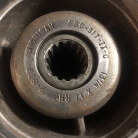 Ssc-317-ii-0 Michigan Stainless Steel Prop P-539 Rh 3-blade 13 1/4 Inch X 17 Omc