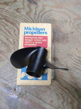 032019 Michigan Wheel Aluminum Propeller 9x10 2 Blade Prop Right Rotation