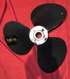 148-23 Michigan Wheel 082025 Mi 14 X 15 Aluminum Propeller For Volvo Aquamatic Short Hub