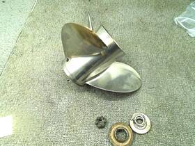 103057 Michigan Wheel Rapture Stainless Propeller Right Hand 13 1/4dia X 17p V6