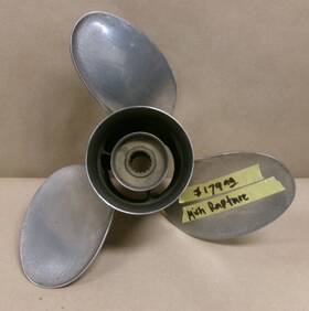 103058 Michigan Wheel Used Rapture / Yamaha 13 1/4 X 19 Stainless Outboard Propeller #
