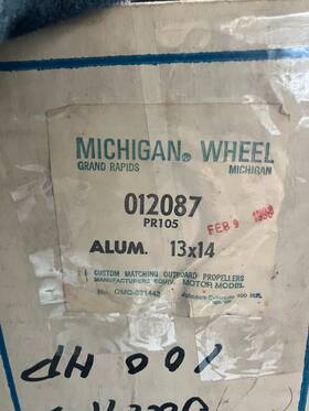 12087 Michigan Wheel Propeller