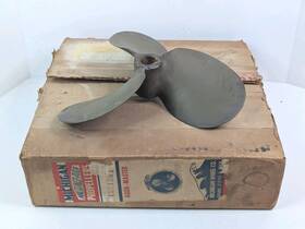 12x13r Michigan Wheel Brass Co. Propeller 3 Blade 12 X 13 Rh 4.15 Lbs 1956 Usa