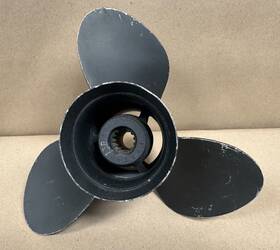 142004 Michigan Wheel Clean Used / Tohatsu 10.3 X 13.9 Aluminum Outboard Propeller #