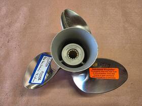 P11017 Michigan Wheel 143004 10 1/2 Inch X 14p Rapture Ss Prop Tohatsu 13 Spline