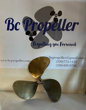 20x19lh Michigan Wheel Dyna-jet 20x19 Lh Bronze Propeller