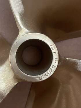 311130 Michigan Wheel Propeller Prop 14 X Bronze Right 1 1/4 Pilot Bore Dj