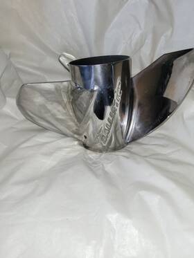 345038 Michigan Wheel Attwood Ballistic Stainless Steel Prop 14.5 X 26xl Pitch