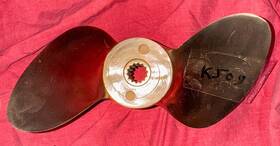 48-23586-11 Michigan Wheel Quicksilver 10 3/4 X 11 Bronze Propeller Mercury Mark 50 55 K508