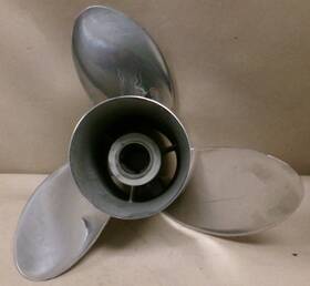 999044 Michigan Wheel Used / Apollo 14 1/8 X 19 Stainless Outboard Prop #
