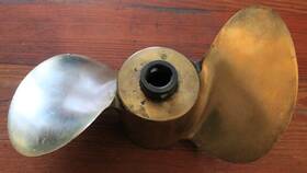 Ajc-454 Michigan Wheel #ajc 454 10 3/8 Dia. X 14 P. Bronze Right Hand Prop