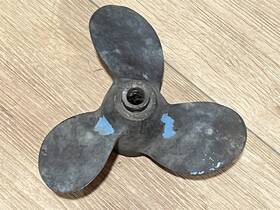 Am-340 Michigan Wheel Am340 3-blade Bronze Propeller 7 3/4 X Johnson 7.5hp