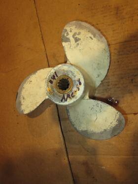 Amc-581s Michigan Wheel Amc 581s Mark 58 Aluminum 3 Blade Prop Propeller 10 Inch Pitch
