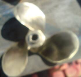 Amc382 Michigan Wheel Omc Johnson Evinrude Genuine Bronze Vintage Propeller Fits 25 28 30 33 35 40 Hp