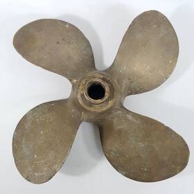 Amc676 Michigan Wheel Vintage 4 Blade Bronze Propeller Amc 676 11 Inch Or 11.5