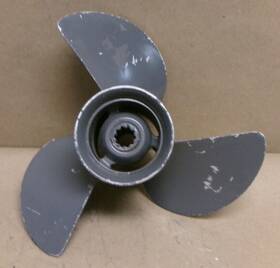 Gp20910b Michigan Wheel Used Honda 9 X 13 Aluminum Outboard Propeller #