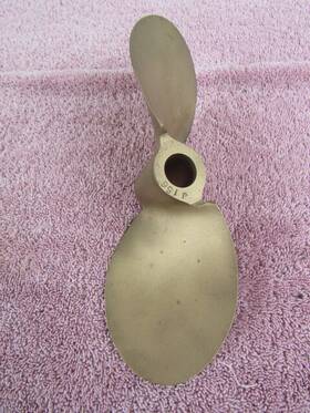 J156 Michigan Wheel Johnson Antique Outboard Motor Bronze Propeller Hi Pitch 16hp S-45 S-70 1929-3