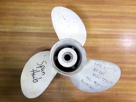 Pj201 Michigan Wheel Rh Aluminum Boat Prop 15.5 X 15 Pitch Spline Cup