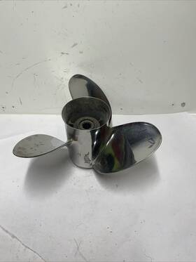 013076 Michigan Wheel Rapture Ss Prop 13.25 X 15 Pn- 13-spline Johnson Evinrude