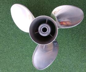 Michigan Wheel Rapture 033079 14.25l21 Ss Propeller Counter 14.25x21 Lh Mercury Prop