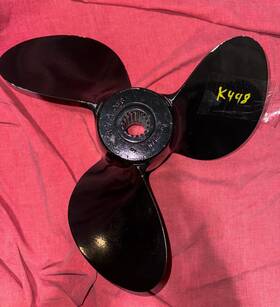 Smc-549 Michigan Wheel Mi 14 X 19 Aluminum Propeller Left Hand Aquamatic Short Hub K448