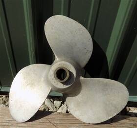 Smc-630 Michigan Wheel 3 Blade Boat Propeller Smc 630 Vintage Aluminum Prop Q